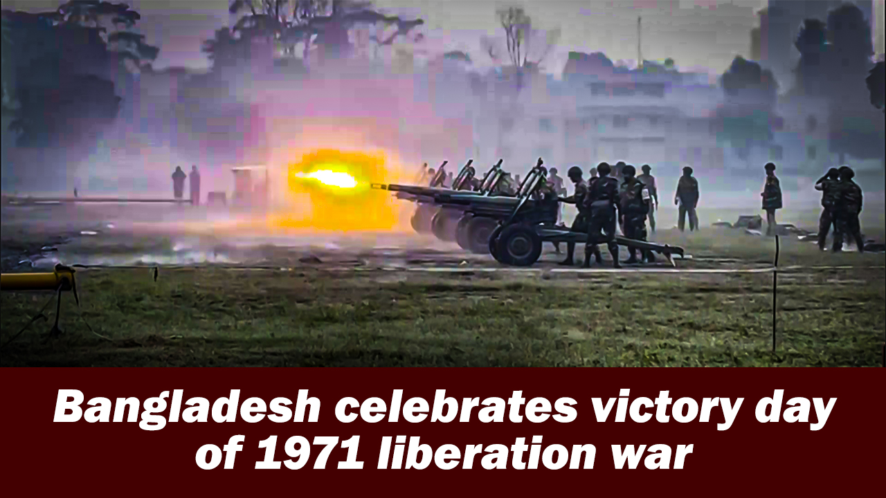 Bangladesh celebrates victory day of 1971 liberation war